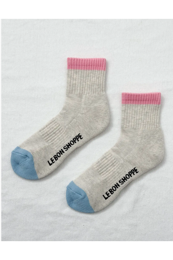 Le Bon Color Block Girlfriend Socks