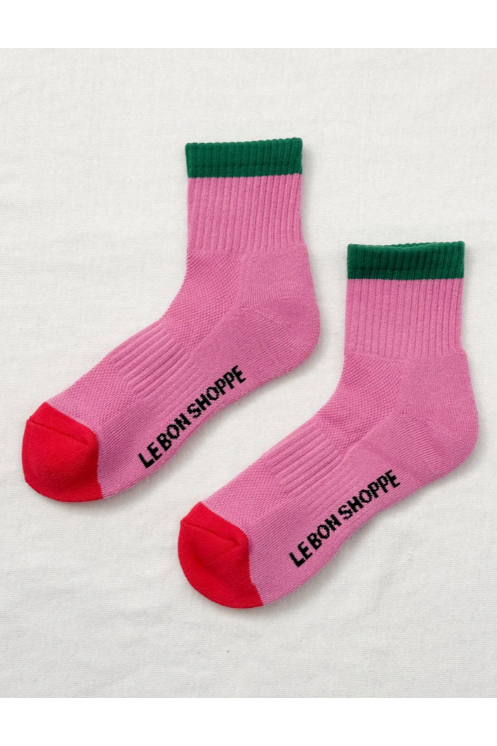 Le Bon Color Block Girlfriend Socks