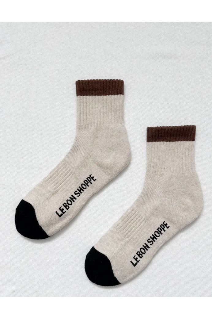 Le Bon Color Block Girlfriend Socks