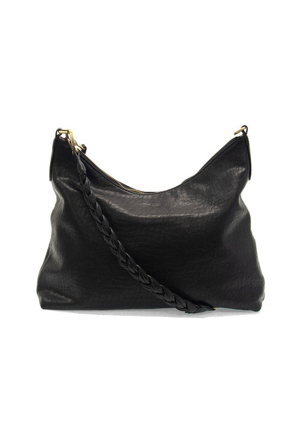 Selene Slouchy Hobo Bag in Black