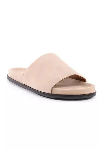 Seychelles Farrah Beige Suede Slides