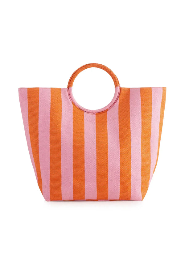 Shiraleah Mirage Tote in Orange & Pink