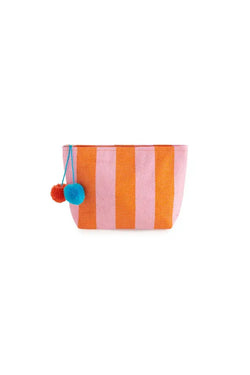 Shiraleah Mirage Zip Pouch in Orange & Pink