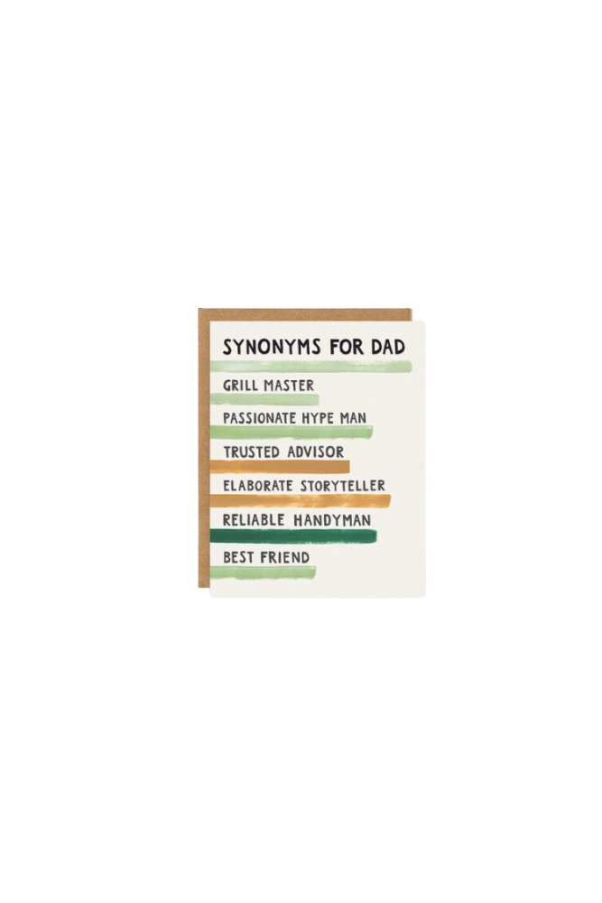 Synonyms For Dad Card