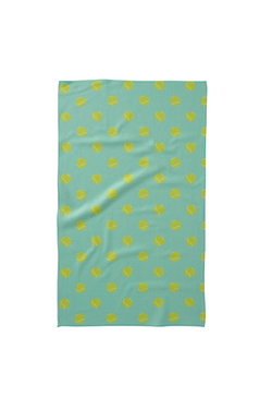 Tennis Ball Geometry Tea Towel