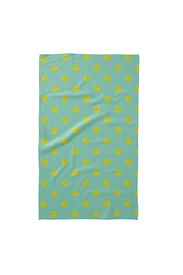 Tennis Ball Geometry Tea Towel