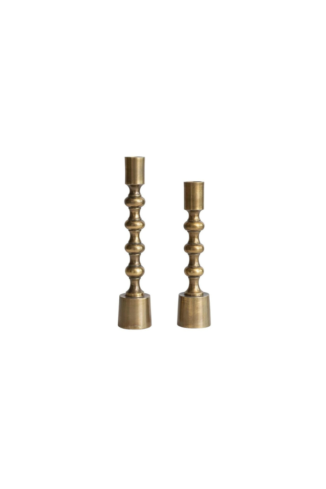 Valen Antique Finish Candlesticks - sold separately