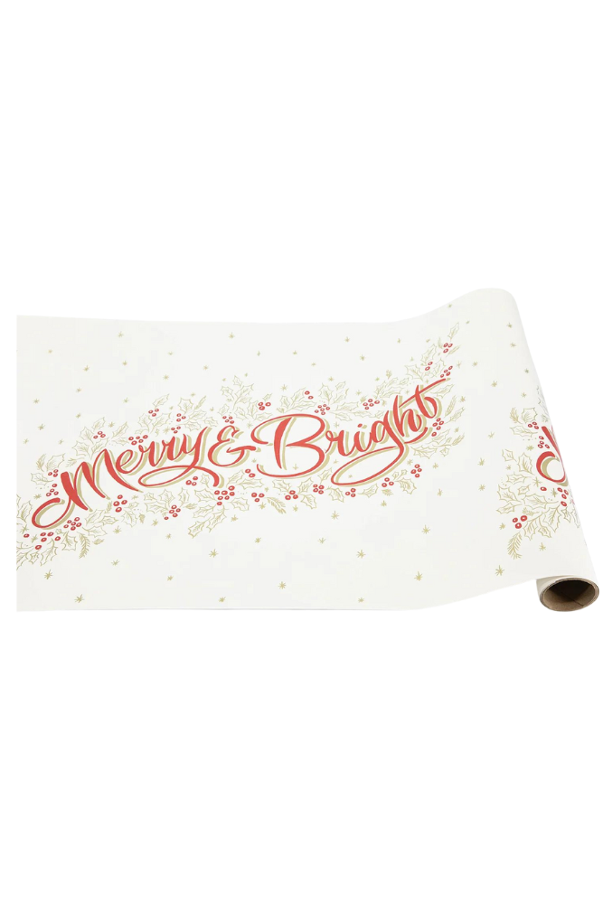 Merry & Bright Paper Table Runner