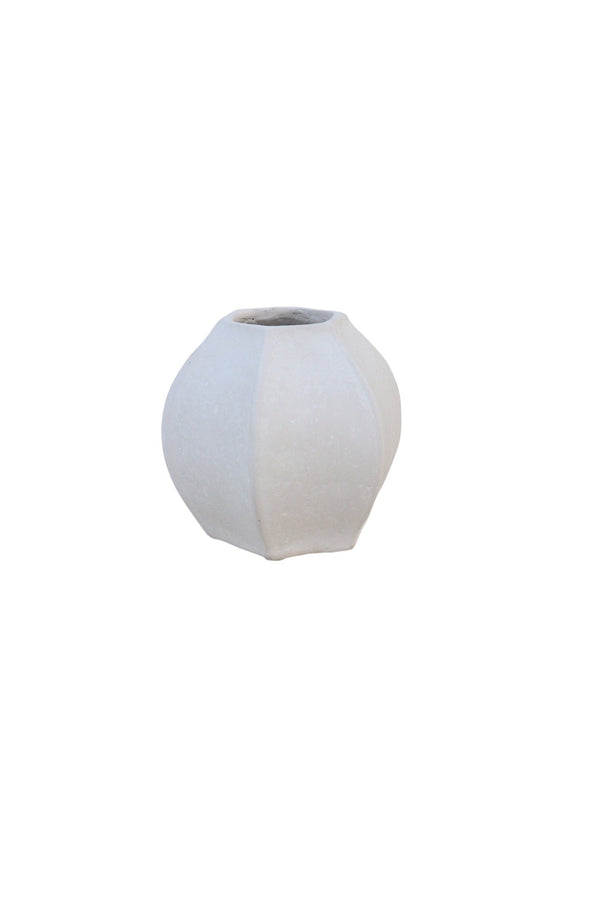 Abstract Paper Mache Vase
