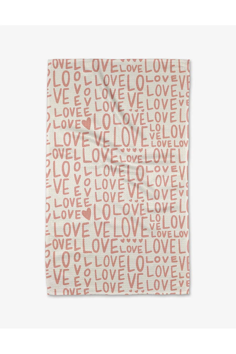 Valentine's Geometry House Towels