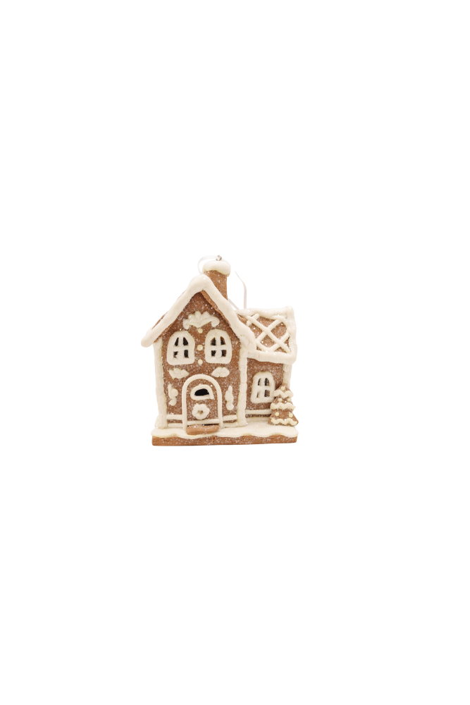 Lighted Gingerbread House Ornaments