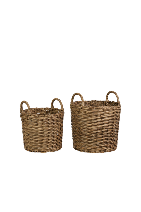 Two Handle Round Basket