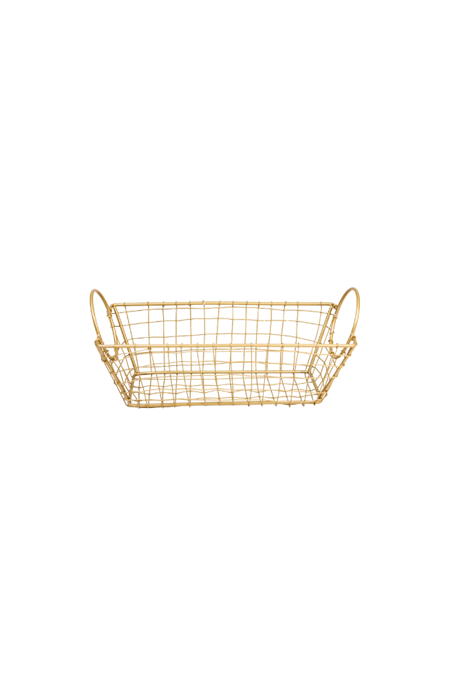 Metal Wire Basket with Round Handles