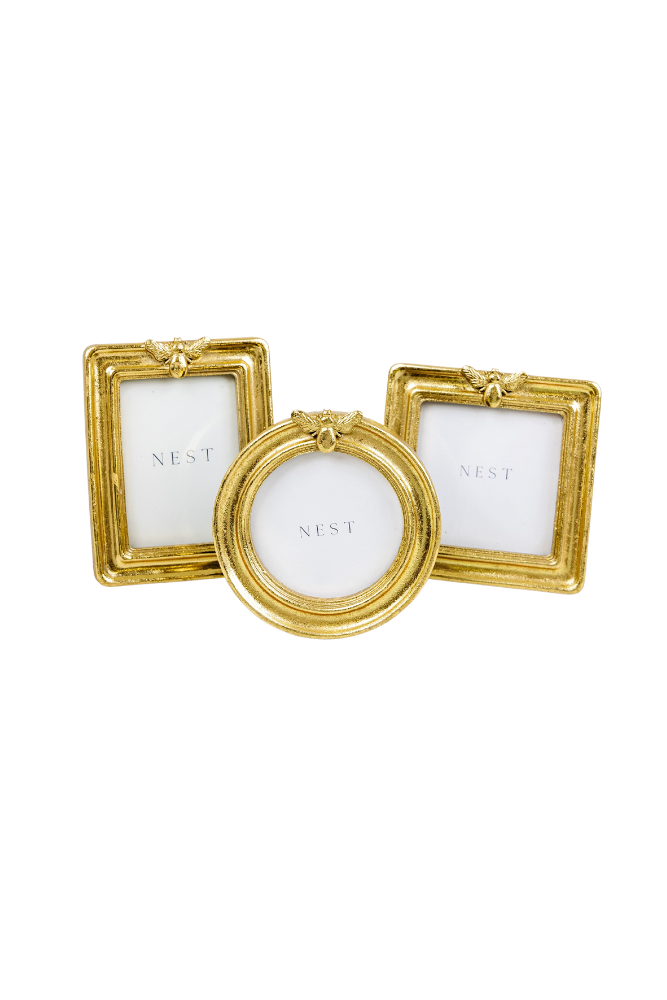 Golden Bee Picture Frame