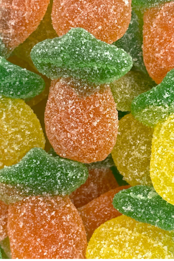 Gummi Sour Pineapples