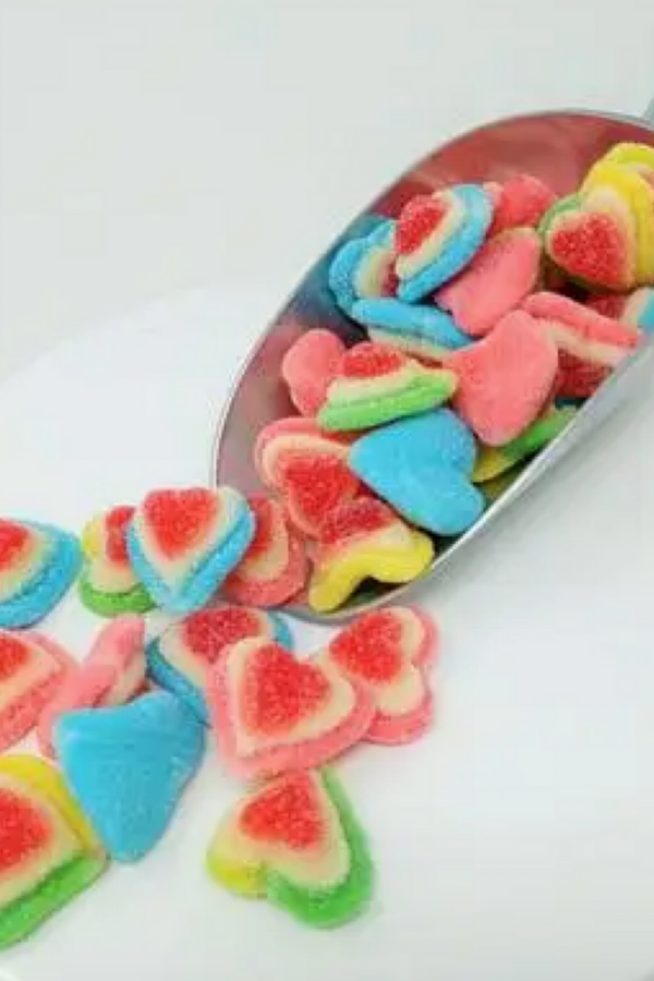 Triple Gummy Hearts