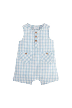 Gingham Shortalls