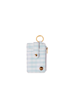 Gingham Keychain Wallet