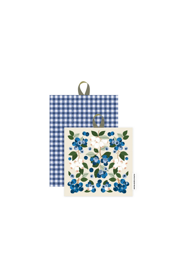 Blueberry Field Pot Holder Set