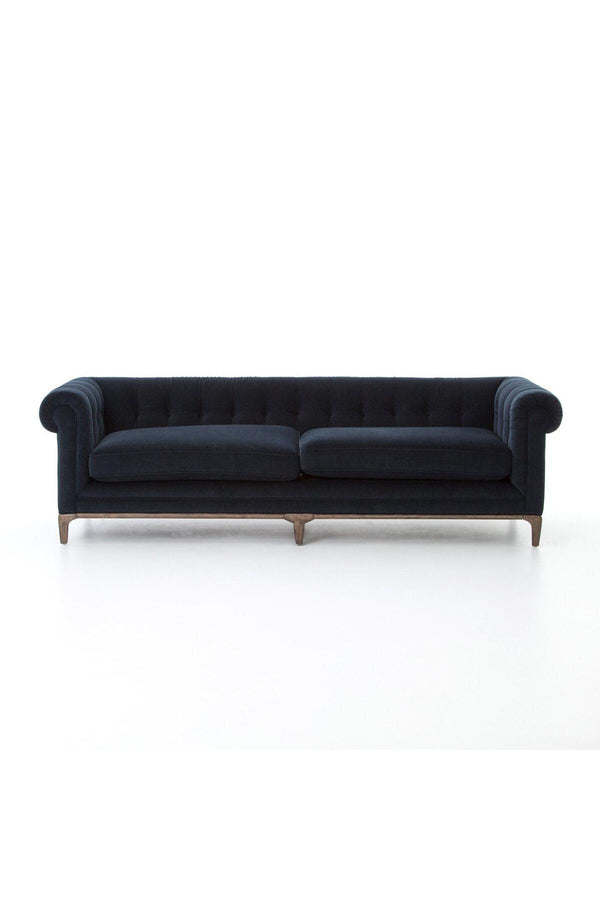 Blue Velvet Sofa