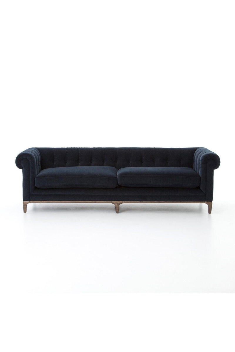 Blue Velvet Sofa