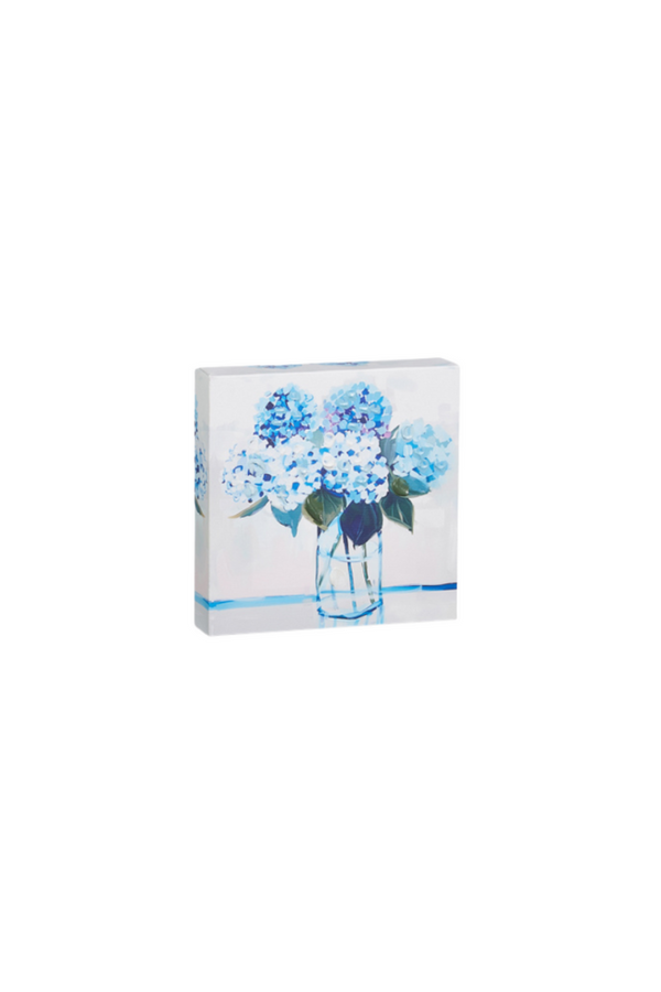 Blue Hydrangea Canvas Art