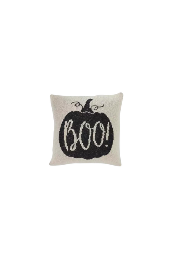 Knit Boo Pillow