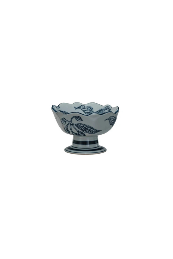 Botanical Blue Footed Bowl