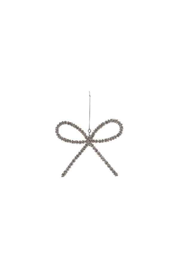 Rhinestone Bow Ornament