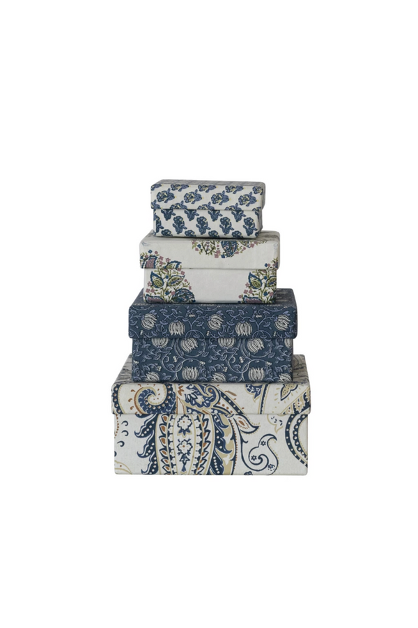 Blue Christmas Nesting Boxes