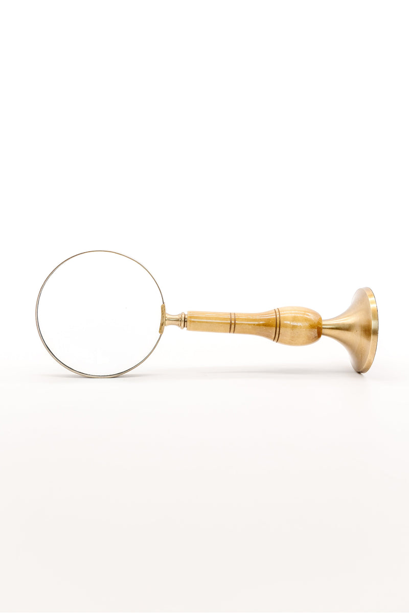 Brass & Bone Magnifying Glass