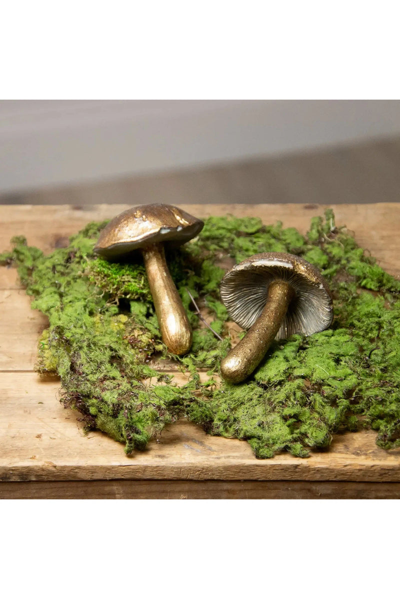 Brass Mushroom Figures