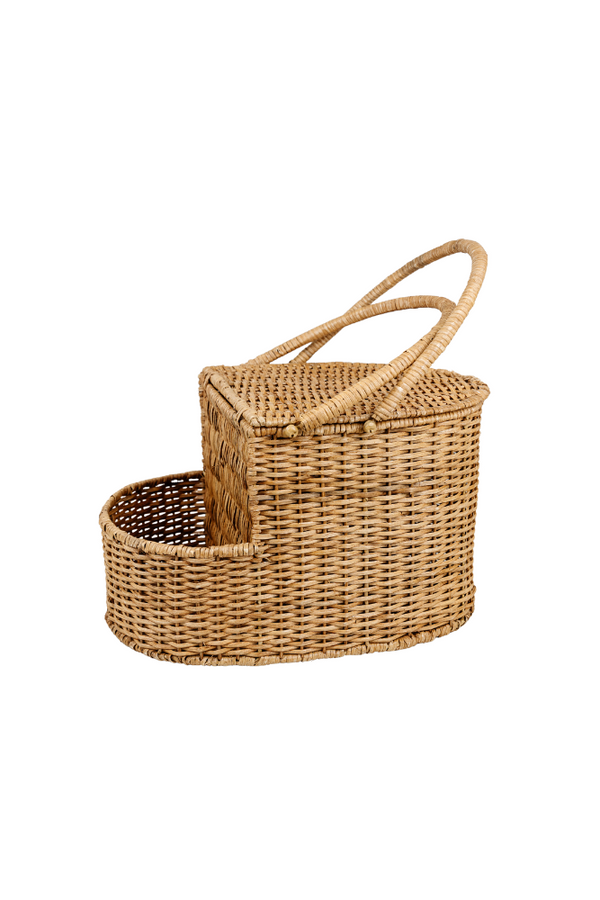 Rattan Wicker Picnic Basket