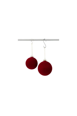 Burgundy Velvet Ornament