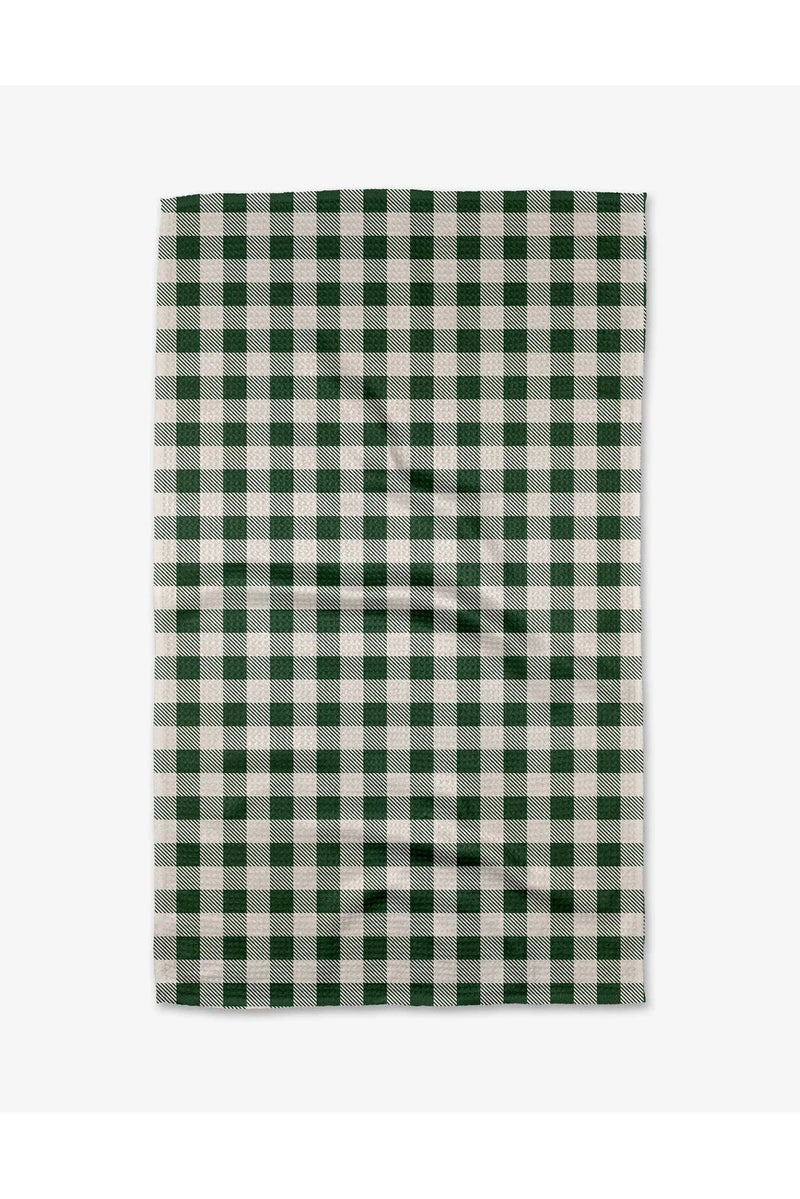 Holiday Geometry House Tea Towel