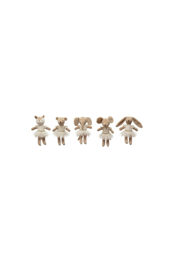 Tiny Plush Ballerina Animals