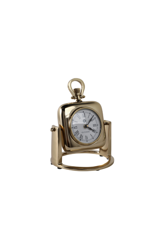 Quincey Gold Clock