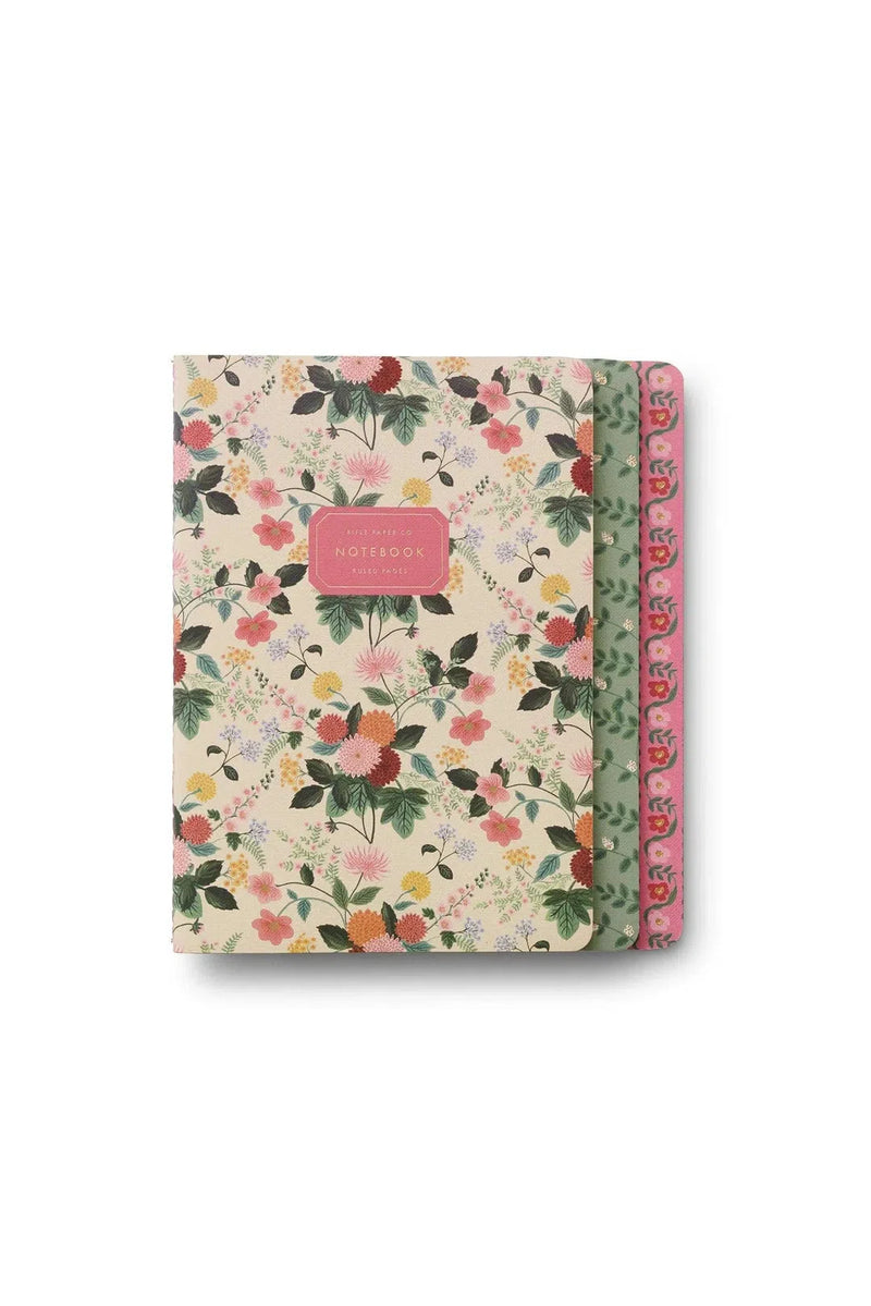 Rifle Paper Co Stitched Notebooks - Set of 3