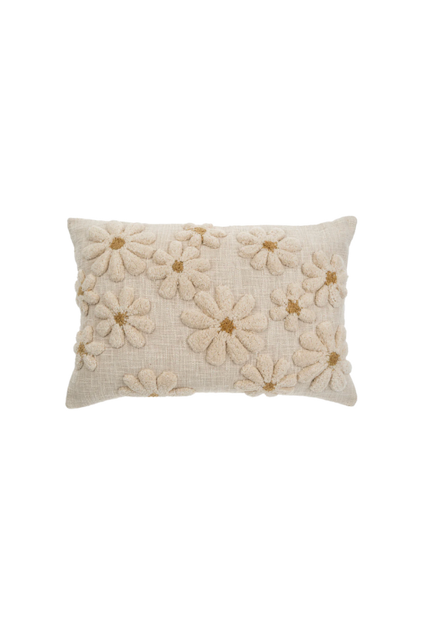 Tufted Daisy Pillow