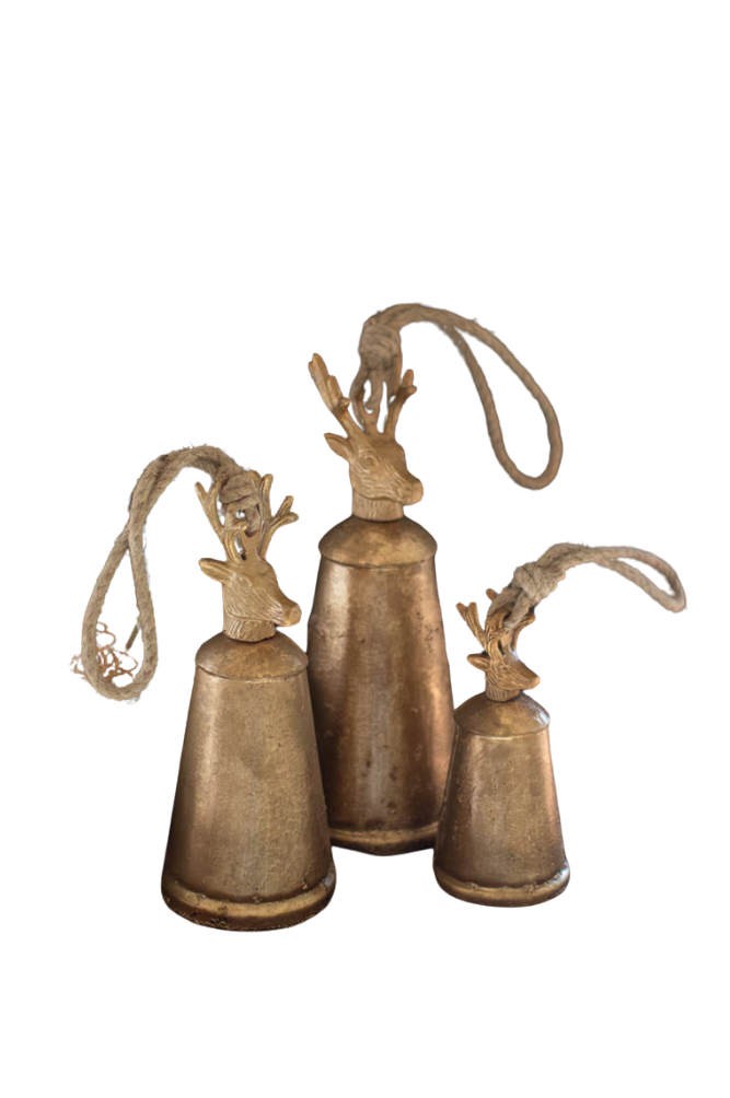 Deer Finial Bells