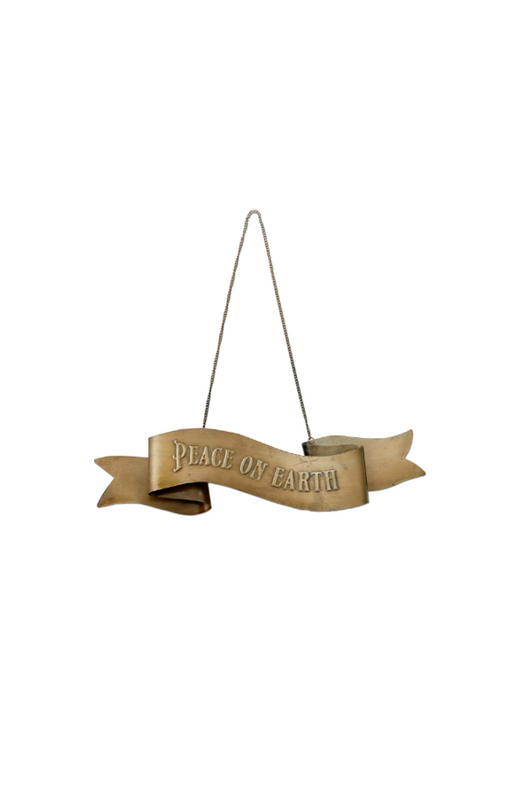 Peace on Earth Door Sign