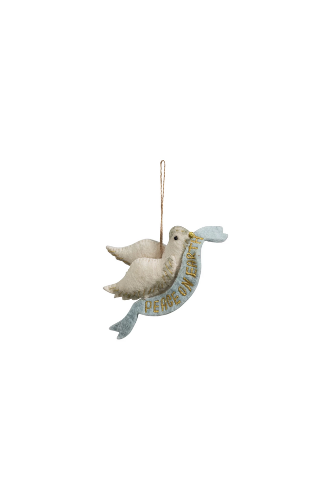 Peace On Earth Dove Ornament