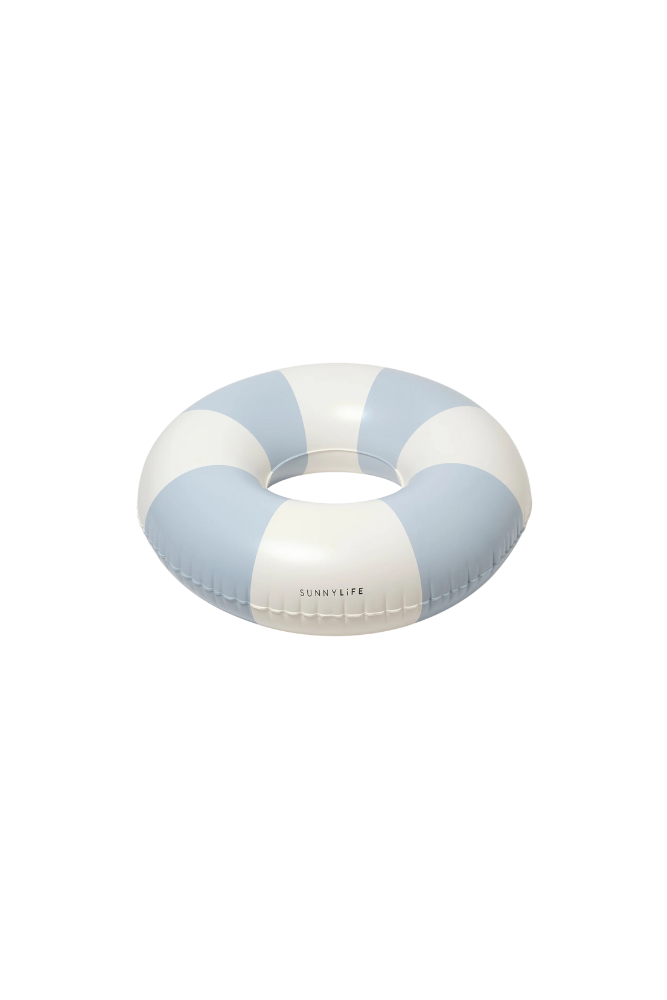 Tube Pool Ring - Lazy Days Blue Stripe-FINAL SALE