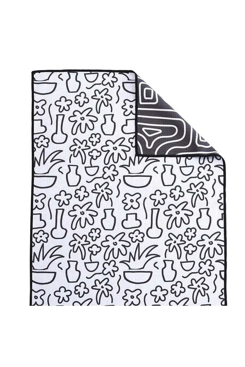 Double Sided Microfiber Hand Towel