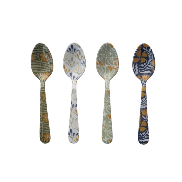 Enameled Painted Spoon