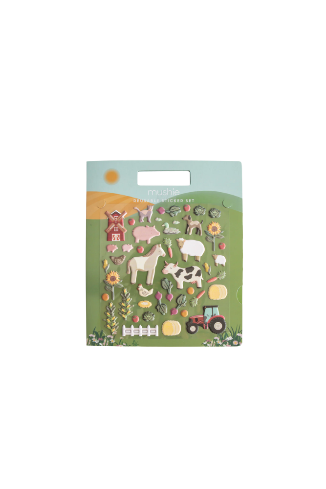 Mushie Reusable Sticker Set