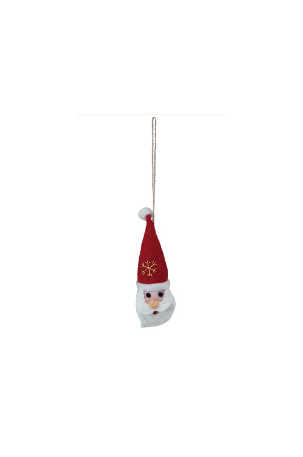 Felt Santa Ornament
