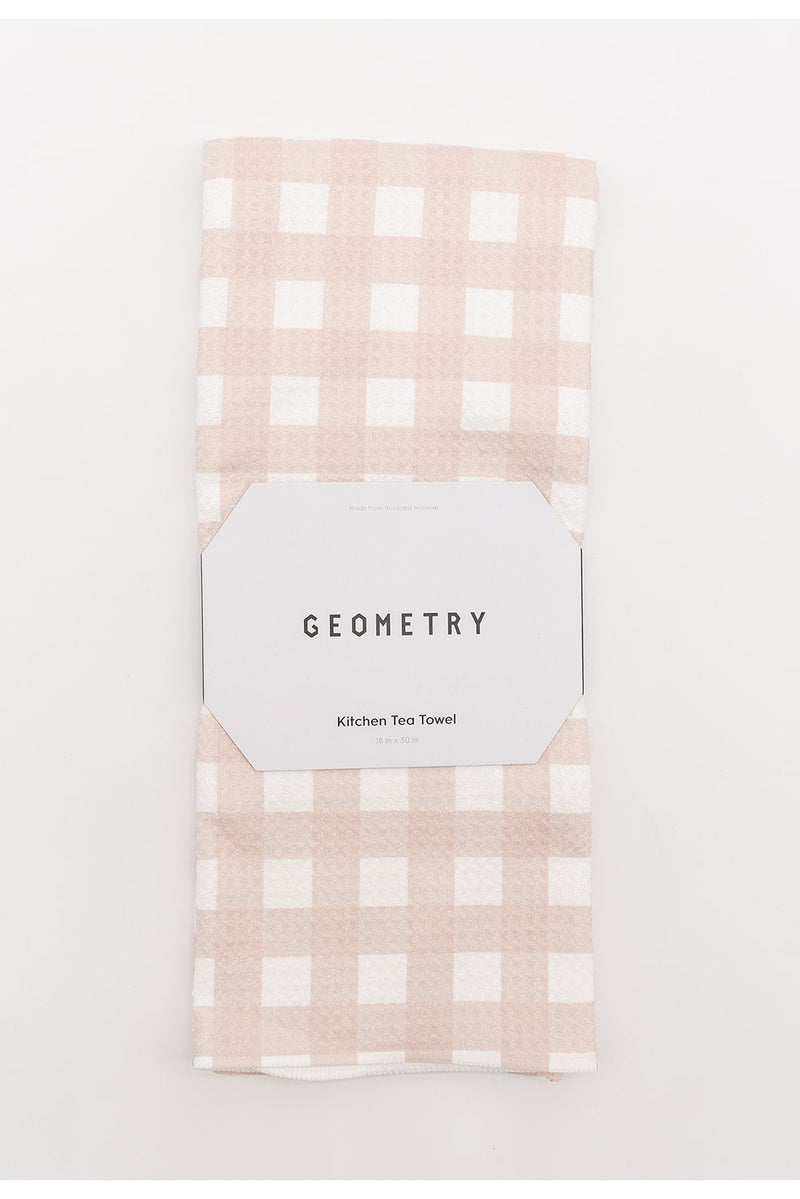 Gingham Geometry House Towels