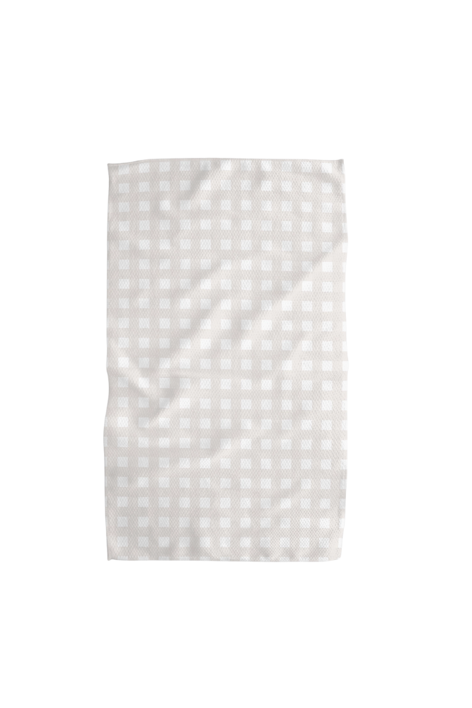 Gigi Beige Geometry Tea Towel