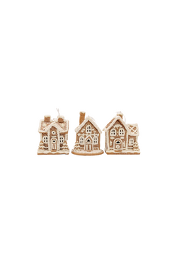 Lighted Gingerbread House Ornaments